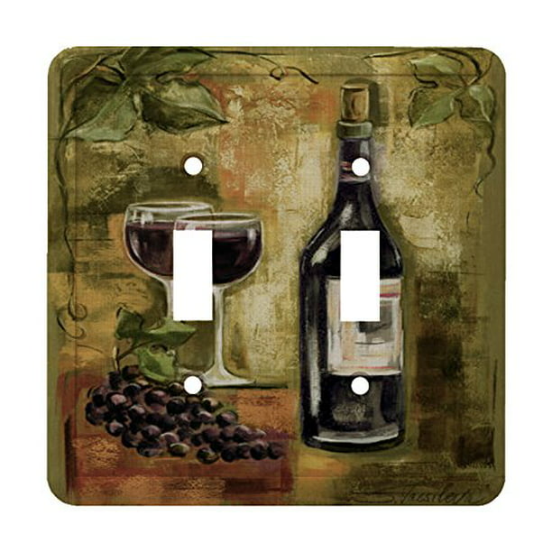 Light Switch Plate & Outlet Covers WINE LABEL VINS ALSACE ~